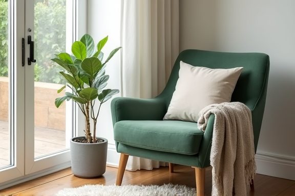 A calm, inviting therapy space